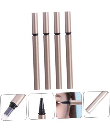 Beavorty 4pcs Eyeliner Empty Refillable Mascara Tube Eyeliner Pen Liquid Pen Fine Brush Plastic Make up - Buy Online on GoSupps.com