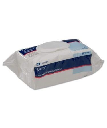 Covidien 5399SP Curity Pre-Moistened Washcloths, Soft Pack (Pack of 96)