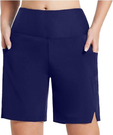 Women's High Waist Swimming Shorts | Plus Size Beach Skirt | Casual Bathing Shorts for Marine Wear - Buy Online on GoSupps.com