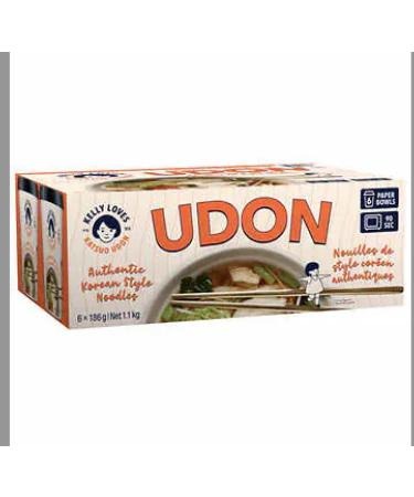 KELLY LOVES KATSUO UDON CUPS 6 x 186G