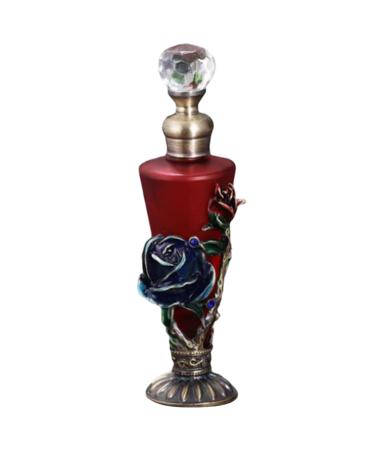 Nyutcwe Arabic Perfume Oil Luxury Rhinestones Dubai Perfume with Crystal Bottle Cap & Non-Slip Bottom Long Lasting Essential Oil Fragrance for Women