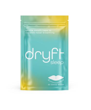 Dryft Sleep Strips for Improved Sleep (30 Pack) - Gentle Sleep Aid Mouth Tape to Prevent Snoring, Reduce Mouth Breathing & Odor Free - for Women & Men - Made in USA White