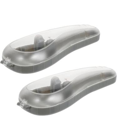 Buy Healvian 4-Piece Razor Storage Box Set - Portable Safety Razor Protection Case Gray (16.5x6cm) - Ideal for Travel & Organization - Buy Online on GoSupps.com