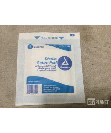 GAUZE PADS ST 2X2 12PLY | High-Quality Medical Dressings | International Shipping Available - Buy Online on GoSupps.com