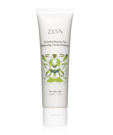 23.5 N Oriental Beauty Tea Tree Facial Cleanser for Oily Skin Amino Acid Face Wash pH 5.5 Gentle Oil Control Cleanser 3.3 fl oz