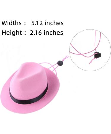 4 PCS Pink Cowgirl Hat Bandanna Sunglasses Hiphop Costume for Pet - Cowboy & Hippie Look - Buy Online on GoSupps.com