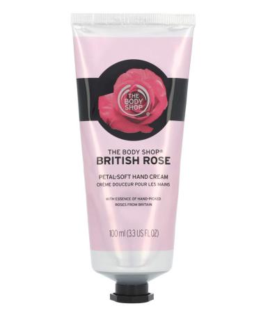 Body Shop British Rose Hand Cream 100ml - Hydrating & Nourishing | Buy Online Internationally - Buy Online on GoSupps.com