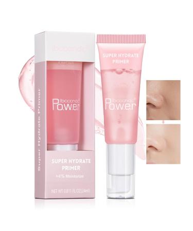 AKARY Gel-Based & Hydrating Face Primer For Smoothing Skin & Gripping Makeup Moisturizes & Primes Long-Wear Foundation Face Primer for Oil Control Pores Fine Lines Minimizer 0.81 Fl Oz 02 Pink 02 +4%Moisturizing Essence