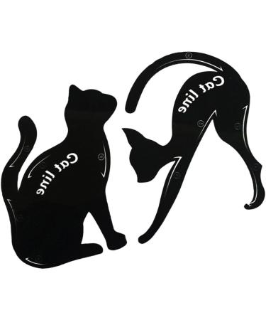 FRCOLOR 2pcs Shape Template Applicators Professional Smoky Liner Multifunction Eyeshadow Plate Matte Eye - Buy Online on GoSupps.com