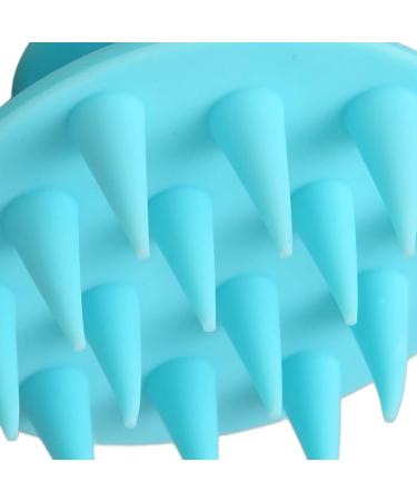 Scalp Massage Shampoo Brush Set - 2 Silicone Head Skin Scrubbers for Dandruff Removal & Hair Care - Wet & Dry Use - Buy Online on GoSupps.com