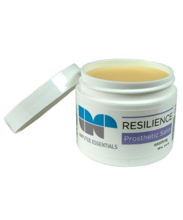 Amputee Essentials Resilience Prosthetic Salve Skin Protectant Spot Relief 2 oz (59 ml) Jar 2 Fl Oz (Pack of 1)