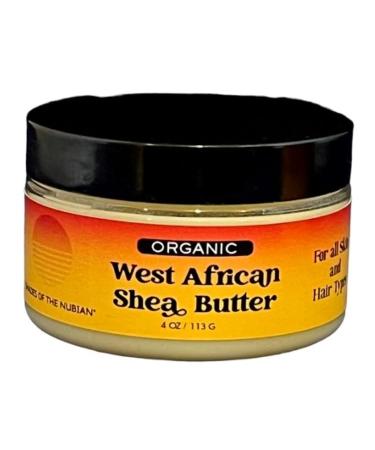 West African Shea Butter | Fair Trade + Organic | Therapeutic Skin and Hair Care | Natural Healing and Protecting | 4 oz. (Pack of 1) 4 Ounce (Pack of 1)