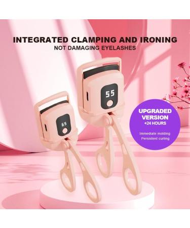 Heated Mini Eyelash Curler - LISSAHNE Portable Electric Curler with 3 Heat Modes for Natural Long-Lasting Curls | International Shipping Available - Buy Online on GoSupps.com