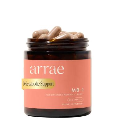 Arrae MB-1 Natural Dietary Supplement Control Appetite Increase Energy Support Healthy Metabolism 60 Capsules