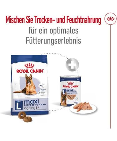 Royal Canin Maxi Ageing | 12 x 410 g | Complete Food for Large Older and Senior Dogs (26 to 44 kg) | Nutrient-Rich and Balanced Wet Food from Five Years Old - Buy Online on GoSupps.com