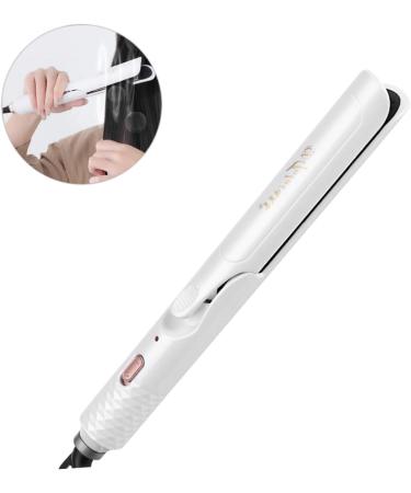 Outanaya 1pc Curling Iron for Salon Hair Straightener Brush Curling Wand Hair Straightener and Curler White US Plug White - Buy Online on GoSupps.com