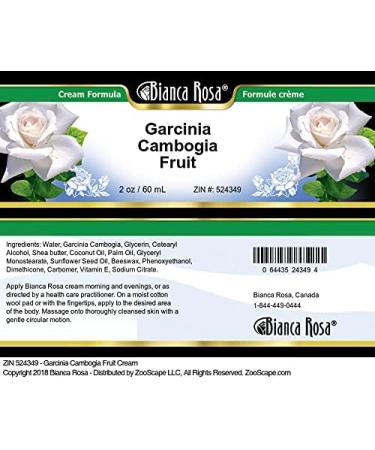 Bianca Rosa Garcinia Cambogia Fruit Cream (2 oz ZIN: 524349) - 3 Pack - Buy Online on GoSupps.com