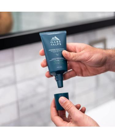 Oars + Alps Purifying Scalp Scrub | Anti-Dandruff Exfoliator | Alpine Tea Tree Scent | 3.75 Oz - Buy Online on GoSupps.com
