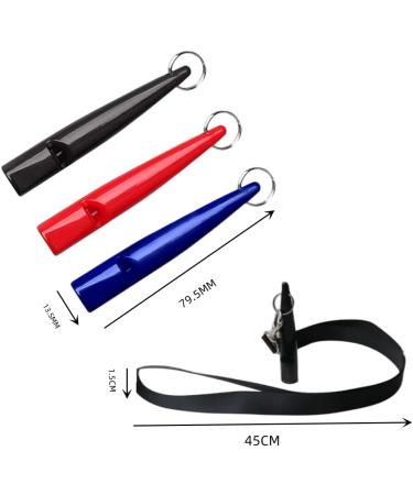 VHIMASA 3PCS Dog Whistle With Lanyard Plastic Dog Training Whistle High Pitch Dog Whistles for Recall Bark Control Multicolor - Buy Online on GoSupps.com