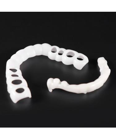 6pcs Artificial Braces - White Smile Clip-in Veneers for Upper & Lower Teeth | Temporary Solution for Perfect Smiles - Buy Online on GoSupps.com