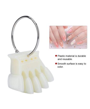 Plastic Nail Art Accessories - 2 Kinds Nail Color Card for Professional Nail Salon | Practice Skills in Natural Colors - Buy Online on GoSupps.com