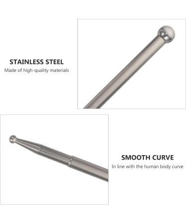 Artibetter Face Beauty Massage Stick | Stainless Steel Eye Cream Applicator & Muscle Massage Wand (Silver) - Enhance Your Skincare Routine - Buy Online on GoSupps.com