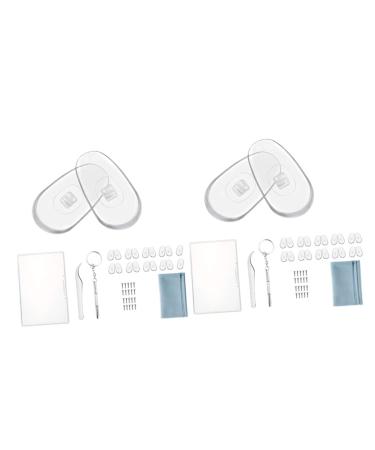 Gleavi glasses 2 sentences sunglasses-nose pads sunglasses set precision tools air chamber-nose pads glasses pads glasses cleaning set repair set repair tool suite