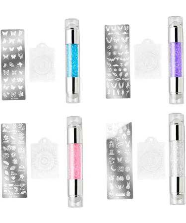 Nail Printing Tool Nail Polish Pattern Making Aids Nails Seal Mold Nail Stamp Plate Nail Seal - Buy Online on GoSupps.com