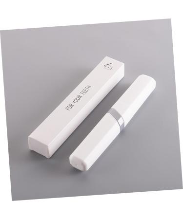 Clispeed Travel Toothbrush Container - Soft Adult Toothbrush Tube & Holder Set | Durable White Storage Box for Hiking & Outdoors (1 Pack) - Buy Online on GoSupps.com