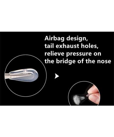 NLQHOPTS 5 Pairs Push in Glasses Nose Pads Eyglasses Soft Silicone 14mm Nose Piece Nose Bridgre Pads Anti Slip Nose Guard for Eyeglass Sunglasses - Buy Online on GoSupps.com