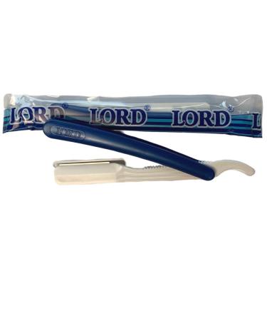 50 Disposable Razor Blades for Men - Barber Straight Edge Shaving Tool | Beard Shaping & Travel Razors - Individually Wrapped - Buy Online on GoSupps.com