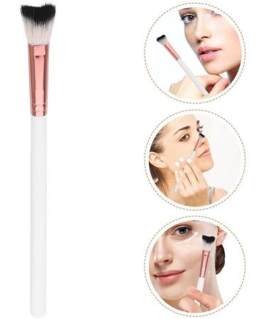 Healeved Nose Contour Brush Nose Shadow Powder Brush Portable Highlighter Brush Makeup Brushes Eye Shadow Brush for Sculpting Bronzer Highlighter White - Buy Online on GoSupps.com