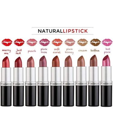Buy Benecos Organic Lipstick in Pink Honey - 450g | Natural & Vegan International Shipping - Buy Online on GoSupps.com