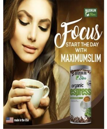 MAXIMUM SLIM Gourmet Espresso - 100% Arabica Coffee for Ketosis, Energy & Focus | Non GMO, with Essential Vitamins and Natural Herbs - Buy Online on GoSupps.com