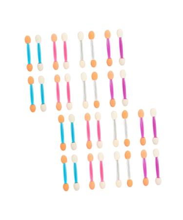 FOMIYES 120pcs Double Ended Eye Shadow Stick Makeup Brush Dual-side Eyeshadow Tool Woman Sponge