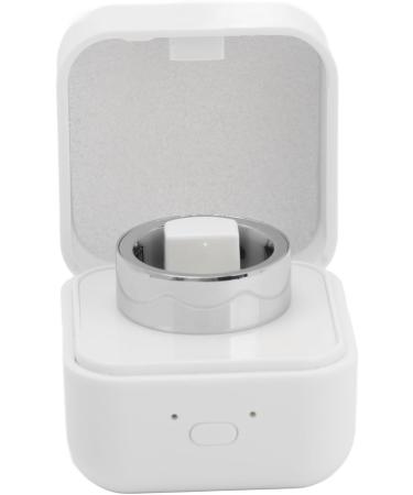 Smart Ring Health Tracker - Fitness Tracker for Men & Women | Heart Rate Sleep Monitoring Body Temperature Steps - Silver No 19 - Buy Online on GoSupps.com