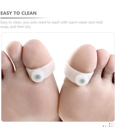 FOMIYES 5 Pairs Toe Ring Massage - Durable Magnetic Acupoint Bands for Feet | Home & Travel Use - Buy Online on GoSupps.com