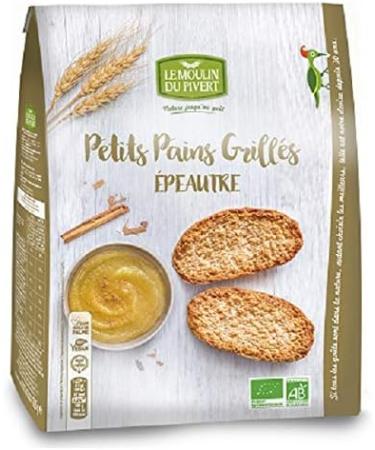 Le Moulin Du Pivert - Grilled Buns Large Spelt Organic 225 g - Sold by Unit - Buy Online on GoSupps.com