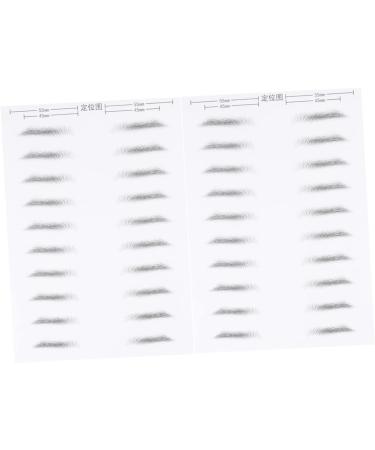 Beavorty 4 Sheets Pairs Faux Eyebrow Artificial Eyebrow Patch Eyebrow Stickers Makeup Tools Disposable 6d - Buy Online on GoSupps.com