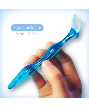 TEEsmile Evolutionary Clean Dental Flossers Kit of Handle(s) Plus Refillable Heads (3 Mid-Length Handles 50 Extra Strength Refills +50 2-Strand Refills) 103 Piece Set +50 Extra Strength Refills +50 2-strand Refills - Buy Online on GoSupps.com