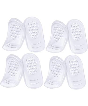 FRCOLOR 8 Pairs Self-Adhesive Gel Heel Pads - Comfortable Non-Skid Silicone Inserts for Women s High Heels - Buy Online on GoSupps.com