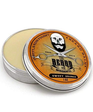 Premium Beard Balm - The Beard & The Wonderful Beard Balm for Men | Beard Balm with Leave In Conditioner | Beard Moisturizer for Men Promotes Beard Growth Natural Ingredients | Sweet Orange 30ml Sweet Orange 30 ml (Pack of 1)