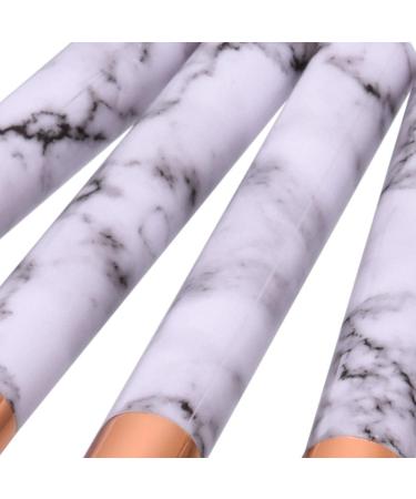 10-Piece Cocohot Marble Makeup Brush Set - Professional Eyeliner Foundation & Blending Brushes for All Skill Levels | International Shipping Available - Buy Online on GoSupps.com