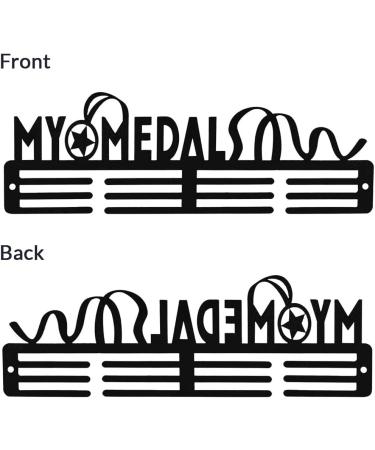 Sehaz Artworks Black Medal Hanger Display - Holds up to 40 Medals | Race Medal Holder Case for Running & Marathon | Medal Rack - Buy Online on GoSupps.com