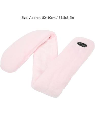 Buy Light Pink Electric Heating Scarf - Adjustable 25 to 45 | USB Heated Neck Pillow for Men & Women | Perfect for Winter Sports - Buy Online on GoSupps.com