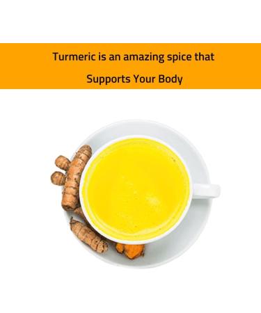 Turmeric Curcumin Powder with Black Pepper 227g (8oz) - Instant Drink Mix - Buy Online on GoSupps.com