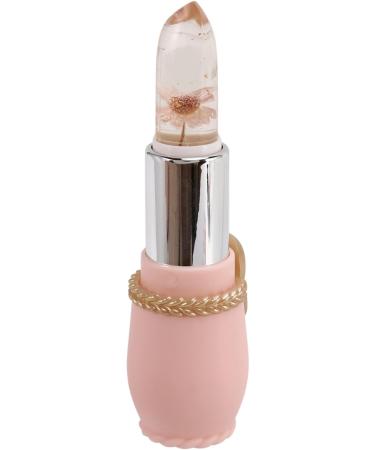 Beauty Flower Crystal Jelly Lipstick Temperature Change Color Lip Balm light pink - Buy Online on GoSupps.com