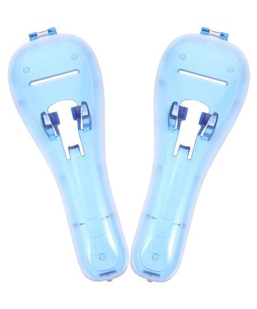 Lurrose plastic container 2 Series -Box Razor storage box container for razor storage box for razor beard razor trace protection STK electrical sleeve travel