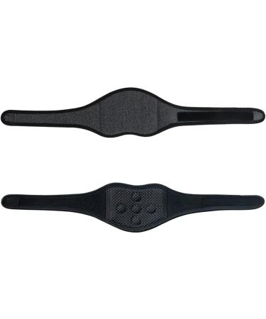 Xinchi Self-Heating Neck Support Bandage - Adjustable Ergonomic Neck Collar for Pain Relief | Breathable Velcro Fastener - Unisex Black - Buy Online on GoSupps.com