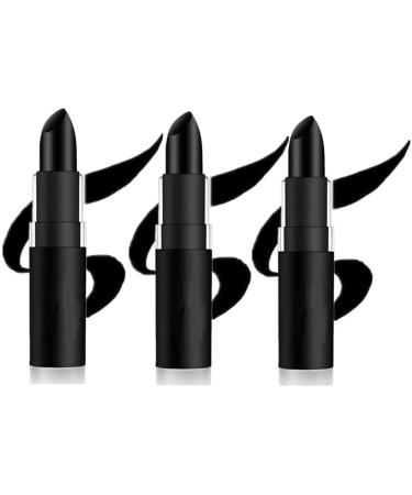 Go Ho 3PCS Eye Black Eye Black Stick for Sports Eye Black Baseball/Softball/Football Lacrosse Eye Black Tube Easy to Color for Black Face Paint Lip Smacking and Body Paint Halloween Cosplay Costume 3 PCS Eye Black